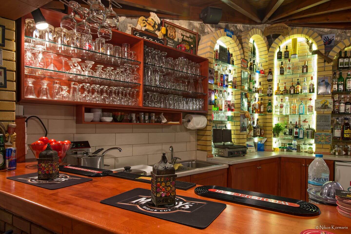 Bar area with tables