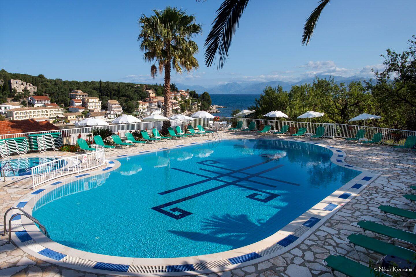 Pool view from the terrace